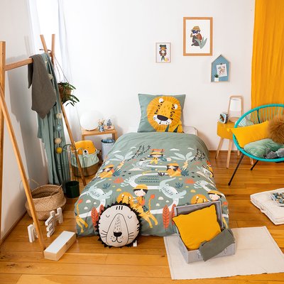 Parure de lit réversible pour garçon bi-histoire COTE DECO