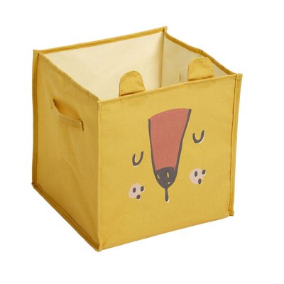Caisse cube de rangement tissu lion LE ROI DE LA JUNGLE TODAY