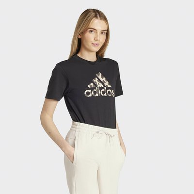 Graphic T-Shirt with Animal Print Logo ADIDAS SPORTSWEAR