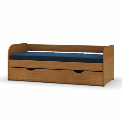 Pack lit banquette gigogne avec matelas Bois massif  ZIRA AKITEN RETAIL