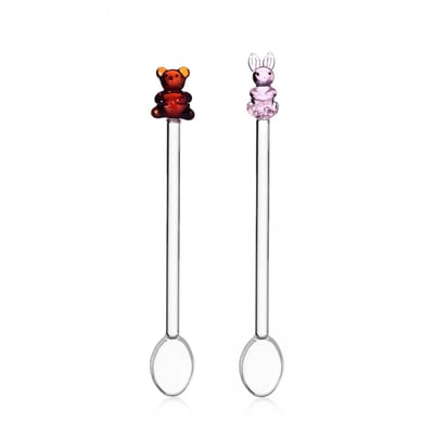 Cuillère Ours et Lapin Lot de 2 ICHENDORF