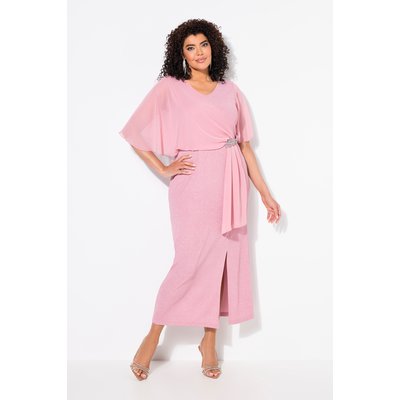 Robe maxi, paillettes, encolure en V ULLA POPKEN