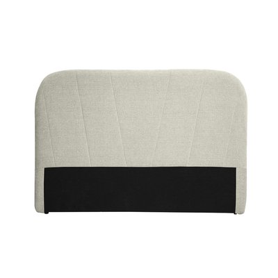 Tête de lit en tissu effet velours texturé beige L169 cm ALANIS MILIBOO