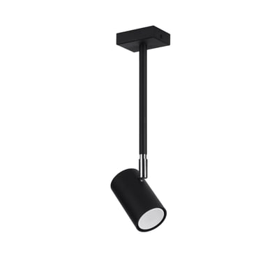 Plafonnier Acier Noir GU10 1 Norano EDEN