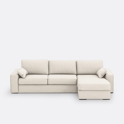 Sofá cama rinconero, tejido con textura, látex Cécilia LA REDOUTE INTERIEURS