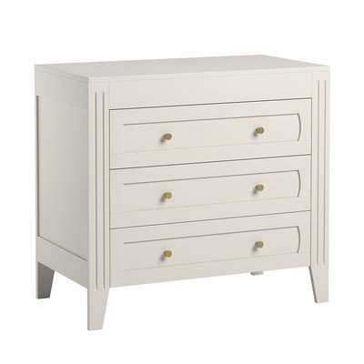 Commode 3 Tiroirs avec Moulures L100 x H92cm - Milenne CALICOSY