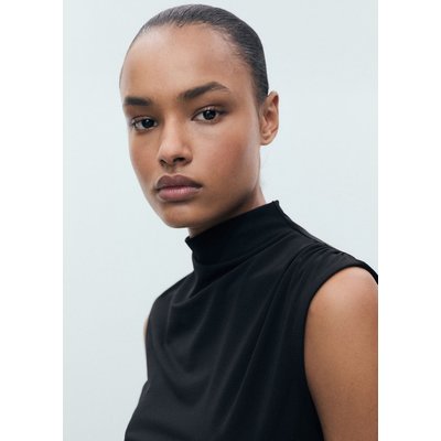 Top drapé en maille fine MANGO