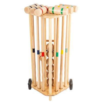 Jeu de croquet professionnel avec chariot JARDINDECO