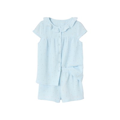 Pyjashort en gaze de coton VERTBAUDET