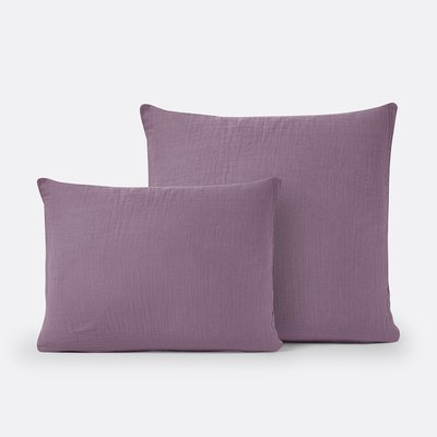 Kumla Plain Cotton Muslin Pillowcase LA REDOUTE INTERIEURS