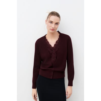 Cardigan droit col v MSEGOLENE CAROLL