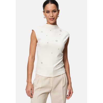 T-shirt avec strass et fleurs ZERO