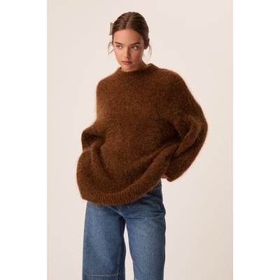 Pullover mit Rundhalsausschnitt aus Mohair-Mischgewebe, ALENA DES PETITS HAUTS