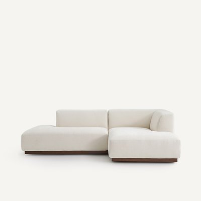 Ecksofa Jacopo mit Ecke rechts, Chenillesamt AM.PM