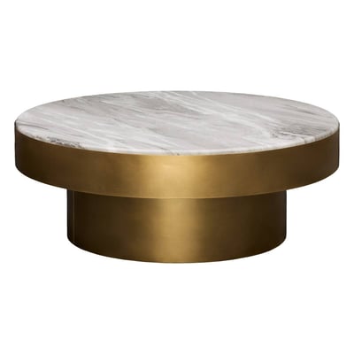 Table basse ronde en acier GRAPHITE ATMOSPHERA