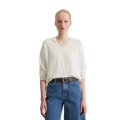 Pull en maille fine loose en mélange de coton organique MARC O'POLO