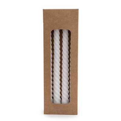 Set of 4 Twisted Dinner Candles SO'HOME