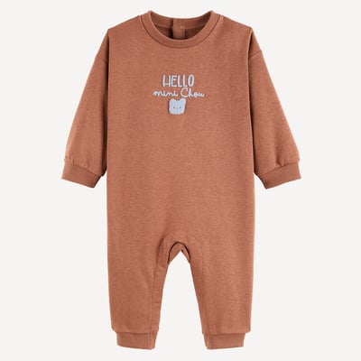 Teddy Bear Print Fleece All-in-One LA REDOUTE COLLECTIONS