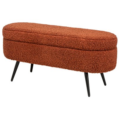 Banc avec rangement en bouclette, STOCKHOLM NORDLYS
