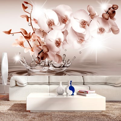 Papier peint intissé panoramique Fleurs Touch of Tenderness EDEN