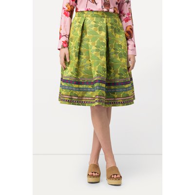 Jupe, coupe évasée, motif floral Jacquard ULLA POPKEN