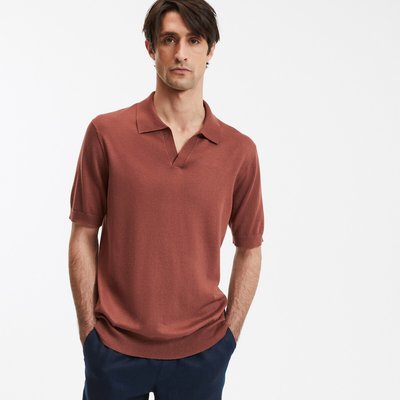 Polo de manga corta y cuello en pico LA REDOUTE COLLECTIONS