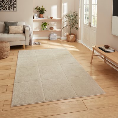 Modern Geometric Carved Soft-Touch Rug SO'HOME