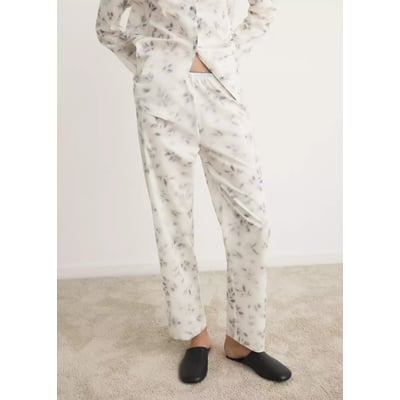 Pantalon de pyjama en coton imprimé aquarelle MANGO