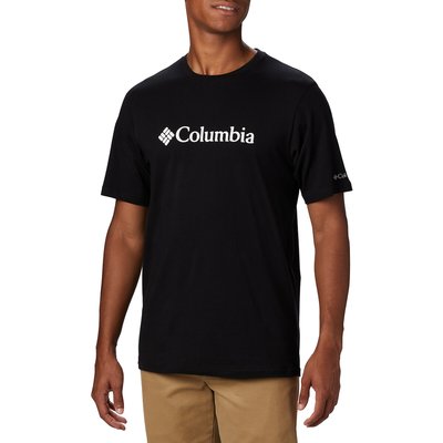 T-shirt met korte mouwen en logo op borst essentiel COLUMBIA