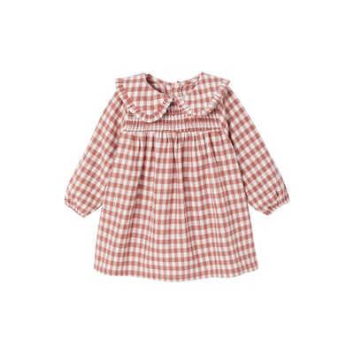 Robe en flanelle vichy VERTBAUDET
