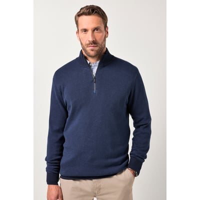 Pull-Veste Zippée Bleue Homme – Marque Jeremy's – Taille XL – Occasion Très Bon État – Matière Acrylique