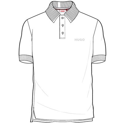 Polo manches courtes en piqué HUGO KIDSWEAR