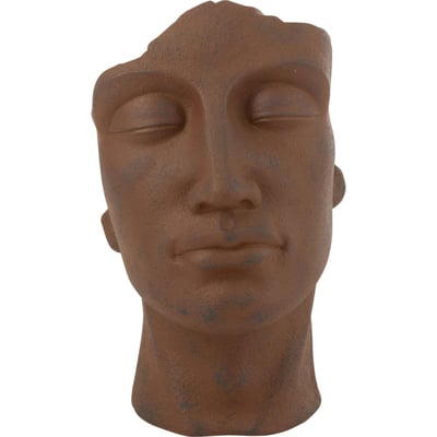 Cache-pot visage en poterie, Fait main RECOLLECTION