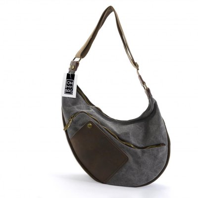 Sac à main en cuir italien et toile FEROE OH MY BAG