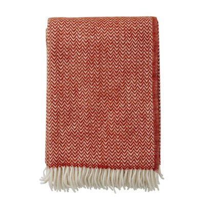 Plaid laine agneau bio  Chevron KLIPPAN