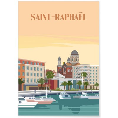 Affiche ville de Saint-Raphaël L'AFFICHERIE