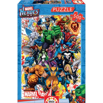 500 les héros de marvel EDUCA