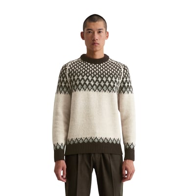 Pull norvégien regular en doux mélange de laine vierge MARC O'POLO