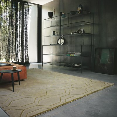 Tapis salon et chambre fait à la main en laine motif scandinave ARRIS UN AMOUR DE TAPIS