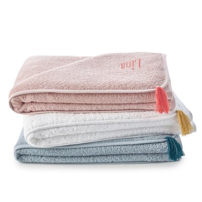 Cape de bain bebe personnalise prenom La Redoute