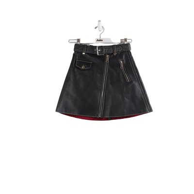 Mini jupe en cuir - Très Bon État MAJE