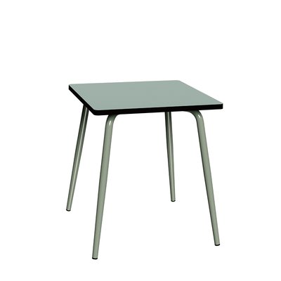 Table à manger carré style rétro VERA LES GAMBETTES