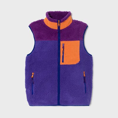 Veste sherpa zippée sans manches BILLYBELT