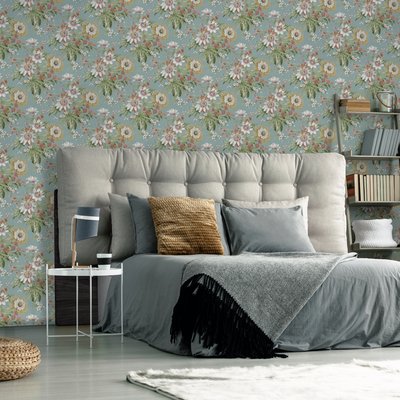 Papier peint Fleurs de la passion printemps BOUTIQUE