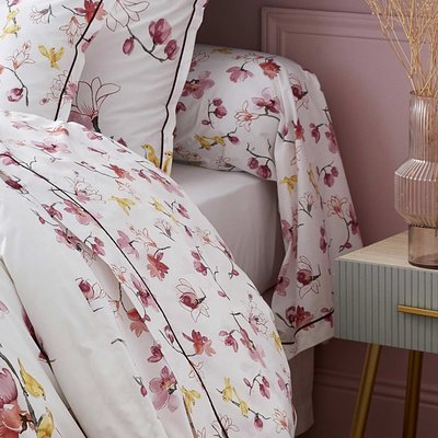 Taie de traversin percale - ELIAS ROSE TRADILINGE