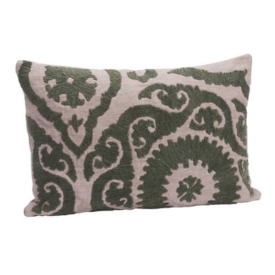 Housse de coussin coton brodé suzani MADAM STOLTZ