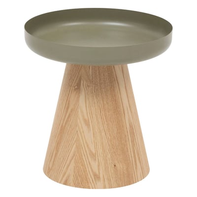 Table d'appoint bois de frêne acier HERCYNA ATMOSPHERA