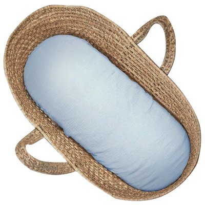 Drap housse couffin ovale en gaze de coton JEANNE SEVIRA KIDS