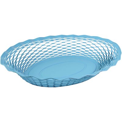 Corbeille À Pain Ovale Bleue En Inox 30 X 24 Cm ROGER ORFEVRE