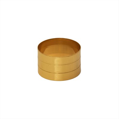 Lot de 4 ronds de serviette THE HOME DECO FACTORY